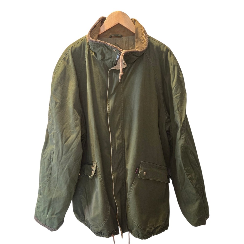 Duxbak Field Coat Mens 2XL Olive Green Hunting Outdoor Workwear Utility Jacket